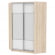 Шкаф-купе YA-230х1400-568-3(ДСС-Белый-D3D3)_345966