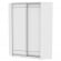 Шкаф-купе YA-198х1250-5(Белый-D1D1)_359618