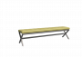 Банкетка трехместная Некст NLT.L-3 Korfu 14/Металл Серый 1950*380*480_3694002