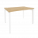 Стол рабочий на П-образном м/к ONIX O.MP-SP-2.8 Тиквуд Светлый/Белый_252083