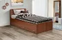 Кровать с ящиками на уголках №5 ЛДСП 800*2000 Ясень Шимо темный_215479