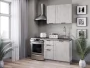 Кухонный гарнитур Джамис 1600 Белый Белый камень_255316