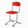 Стул ученический регулируемый ФГК (рост 3-5) 390х487 мм ЛДСП Красный RAL 3028/Металл Серый_3680303
