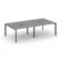 Стайл Проджект Рабочая станция двухсторонняя SN-59P.DRS-051 Серый Пепел/Металл Антрацит/Заглушка Пла _3877820