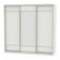 Шкаф-купе B-230х235х60-3(ВД-D7D8D7)_356532