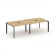 Стайл Проджект Стол переговорный SN-59P.SPRG-044 Тиквуд Светлый/Металл Антрацит 3160*1180*750 _3811223