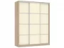 Шкаф-купе Бассо 2-600 Дуб сонома / Крем_78575