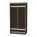 Шкаф-купе B-220х120х60-3(Венге-D9D9)_357790