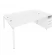 Рабочая станция с опорной тумбой Metal SystemБ.РС-СТП-2.5 Белый_239703