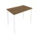 Стол письменный на металлокаркасе SLIM SYSTEM С.СП-3.1 Орех-Белый_236780