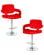 Стул барный DOBRIN TIESTO (красный) 2 шт_3636591