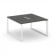 Стайл Проджект Рабочая станция двухсторонняя SN-59O.DRS-002 Антрацит/Металл Белый/Белый Заглушка 118 _3856389