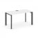 Стайл Проджект Стол письменный SN-59P.SP-005 Белый/Металл Антрацит/Черный Заглушка 1780*600*750 _3808208
