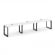 Стайл Проджект Рабочая станция односторонняя SN-59O.ORS-034 Белый/Металл Черный/Черный Заглушка 4740 _3812828