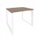 Стол рабочий на О-образном м/к ONIX O.MO-SP-1.8 Дуб Аризона/Белый_241583