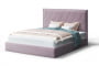 Кровать СОФИЯ 2000*1400мм (без опор), велюр NEO 15 (лиловый), (б/основания, б/матраса)_873288