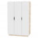 Шкаф распашный Аврора(H24)1872х1201х540(ДСС-Белый)_360195