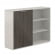 Шкаф средний двойной Atlas NZ-0305+NZ-0325.GS.BT.GL Серый камень Бренсон Трюфель_3239579