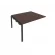 Проходной наборный элемент переговорного стола Metal System Б.ППРГ-3 Венге/Антрацит_243767