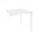 Стол-приставка на П-образном м/к к опорным элементам ONIX O.MP-SPR-0.7 Белый Бриллиант_240876