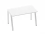 Стол прямой Deka Л-обр. каркас 73.07.12 Белый_176666