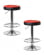 Табурет барный DOBRIN BRUNO (красно-черный) 2 шт_3636490