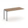 Стайл Проджект Проходной наб. элем. SN-59P.ONRS-014 Дуб Табак/Металл Серый/Серебро Заглушка 1580*700 _3859502