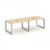 Стайл Проджект Стол переговорный SN-59O.SPRG-013 Акация Лорка/Металл Серый 2760*980*750 _3813434