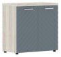 Шкаф с глухими малыми дверьми и топом Torr LUX TLLC 85.1 Сосна Эдмонд Серо-голубой_655546