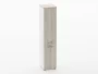 Шкаф 4 узкий закрытый Deka 10.19.15Пр Дуб Сантана светлый/Белый_91911