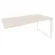 Стол-приставка на О-образном м/к к опорным элементам ONIX O.MO-SPR-4.8 Денвер Светлый/Белый_242268