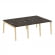Оникс Вуд Рабочая станция OW.D.RS-6.0.8 Дуб Мали/Дуб Светлый/Металл Белый 2340*1635*750 _4464876